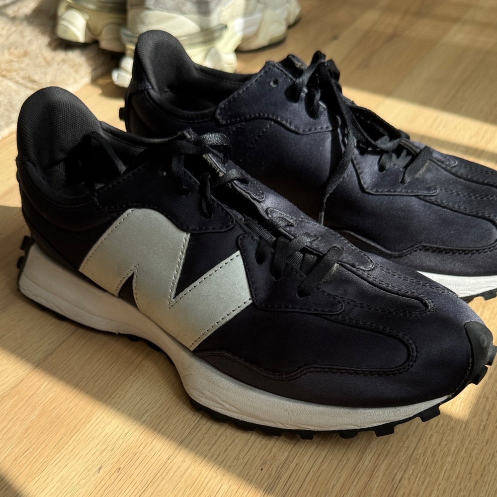 New Balance Navy and White Sneakers